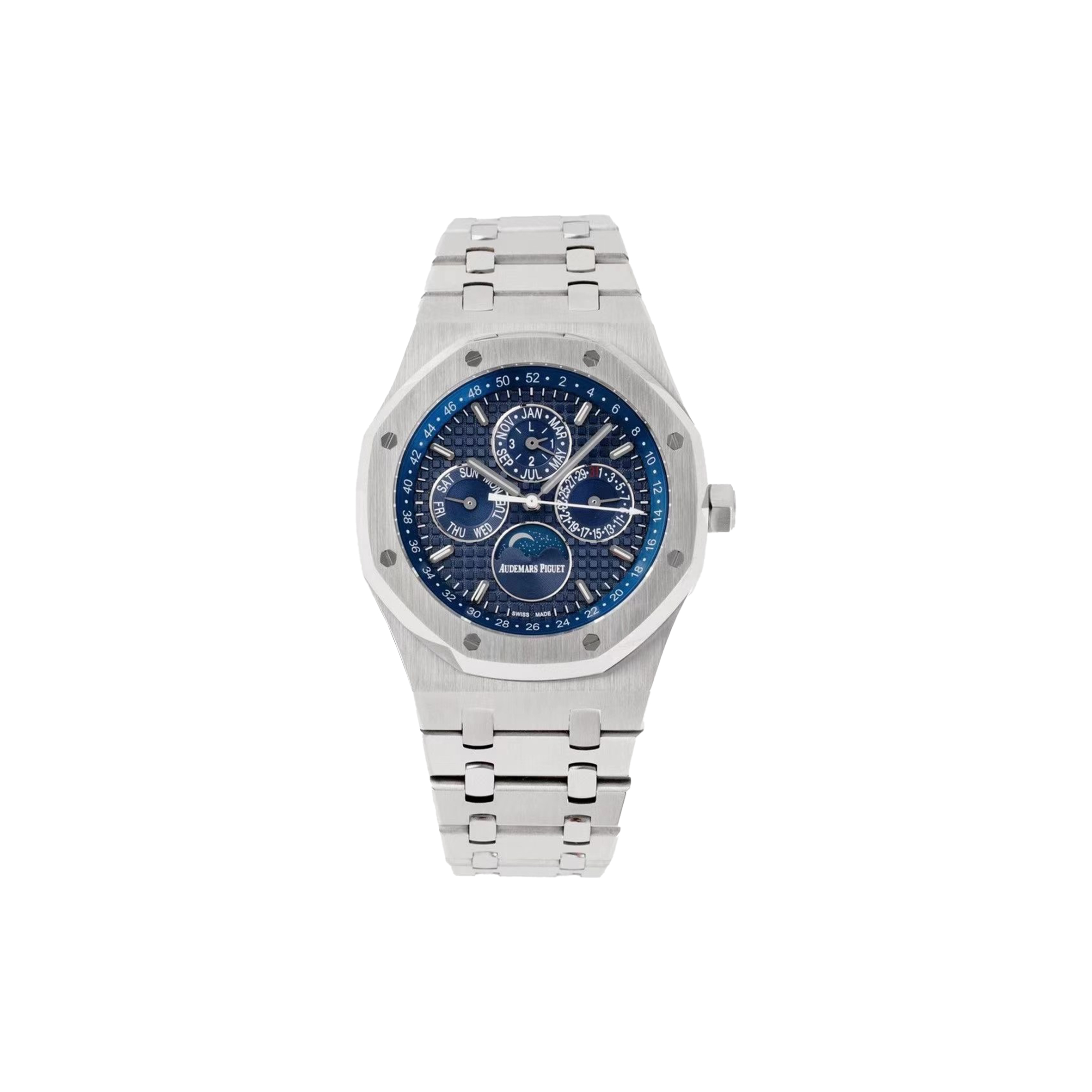 AUDEMARS PIGUET ROYAL OAK PERPETUAL CALENDAR 41MM WATCH 26574ST.OO.1220ST.02
